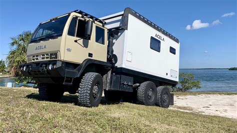 It is a custom-designed 4x4, high-mobility, chassis purpose-built for wildland/urban interface. . Acela truck camper for sale